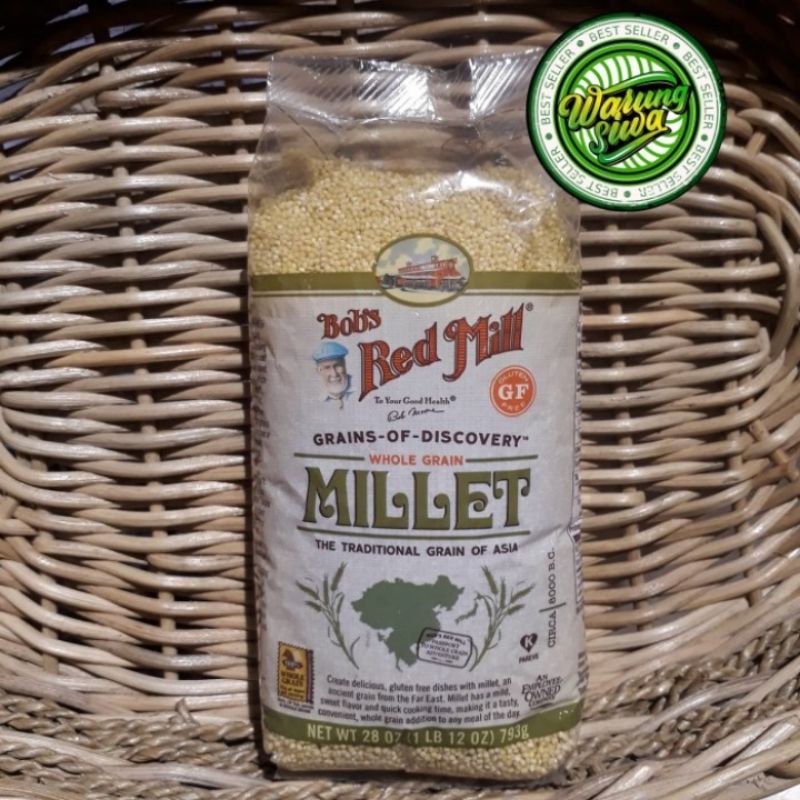 

Bob's red mill red hulled millet whole grain 793 gram