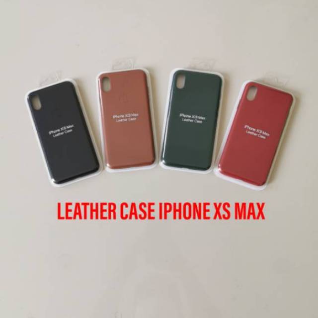 LEATHER CASE TERMURAH COVER SOFT HARD ORIGINAL IPHONE XS MAX HARDCASE KULIT