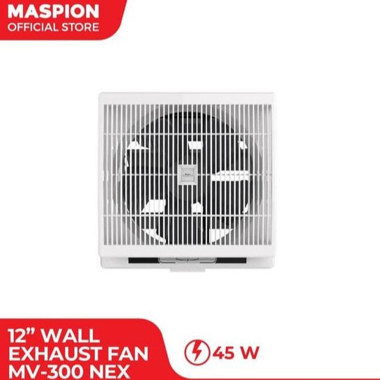 Maspion MV300NEX Kipas Exhaust Fan Dinding 12 inch (30 cm) / Kipas Hexos Dinding