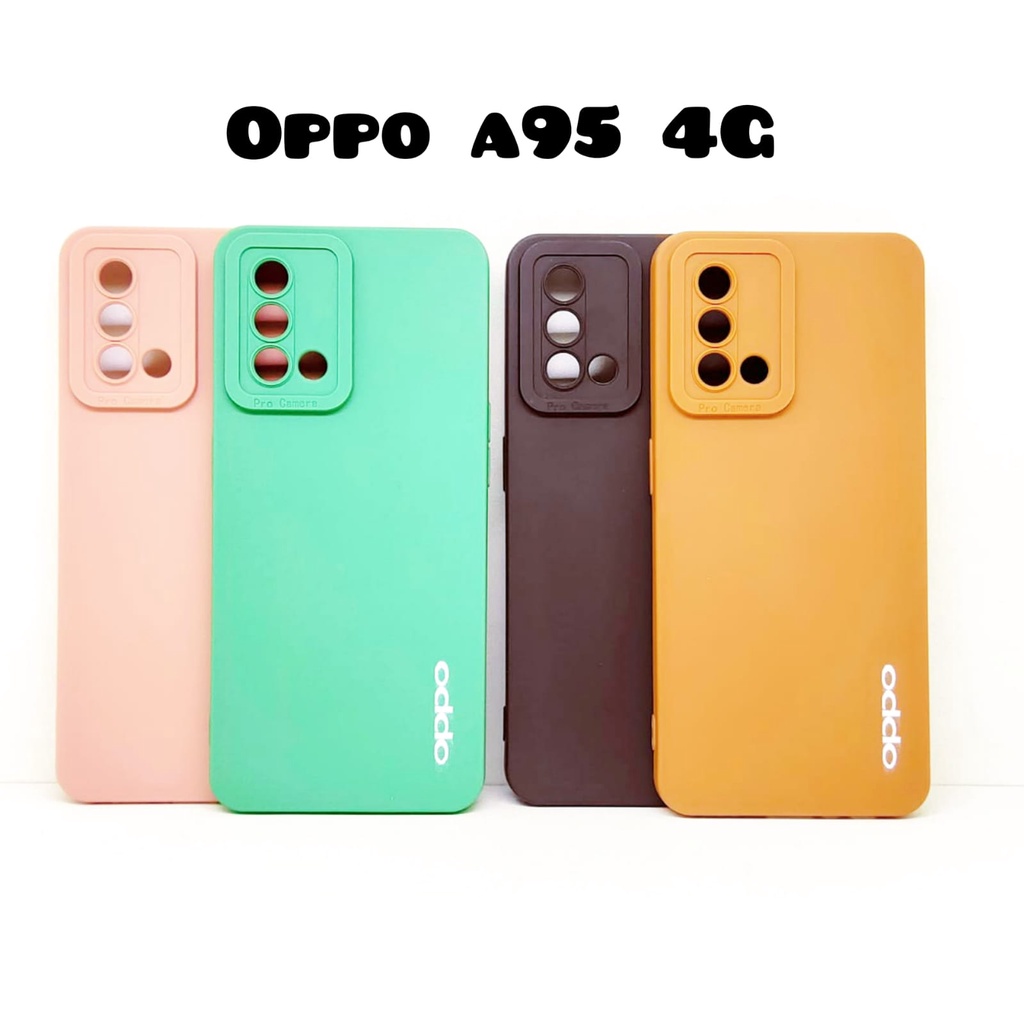 Luxury Soft Matte Case 9D Oppo A52 A92 A5 A9 2020 A31 A15 A33 A53 A54 A74 4G A95 4G A16 Solid Color Angel Eye Lens