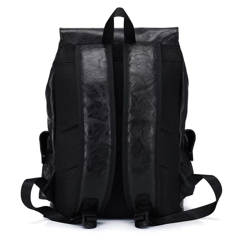 Backpack Kulit Tas Ransel Kasual Kulit Muat Banyak