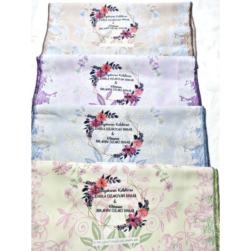 Sablon Sajadah travel  /Sajadah Travel Sablon /Sablon Sajadah Traveling/sablon tahlilan/Souvenir Saj