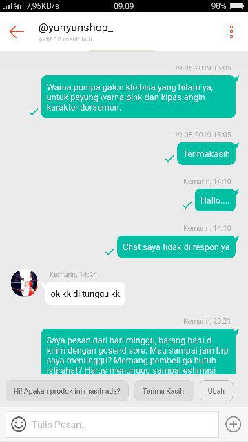 Payung Terbalik Reverse Umbrella With C Handle