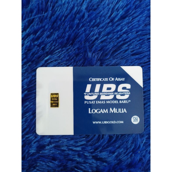 Logam Mulia Emas Batangan UBS