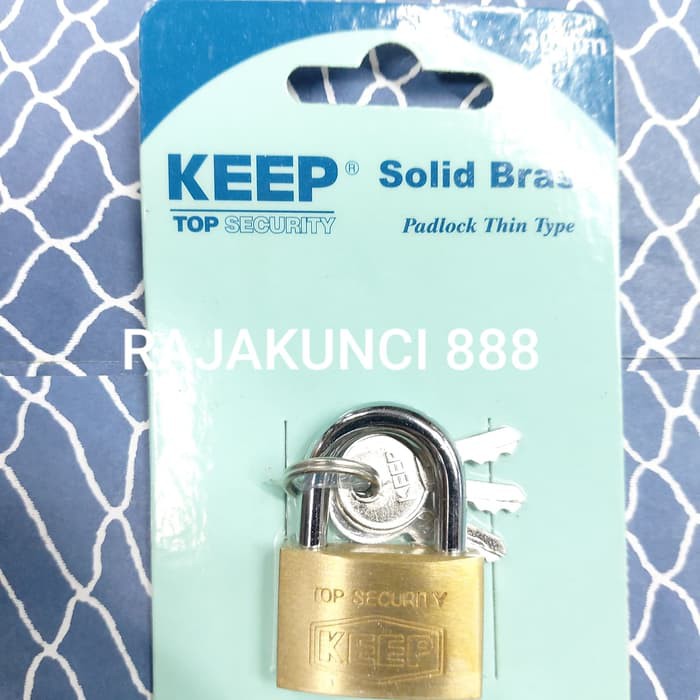 Gembok KEEP 30mm kuningan  Gembok 30mm  Gembok keep  Gembok kecil