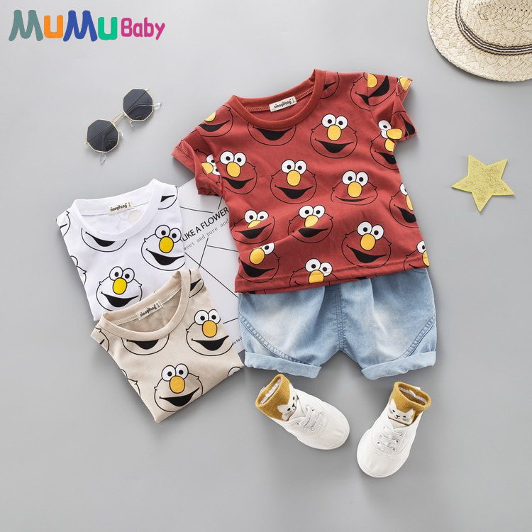 Setelan Kaos T Shirt Anak Laki laki Perempuan Lengan Setelan Kaos T Shirt Anak Laki laki Perempuan Lengan