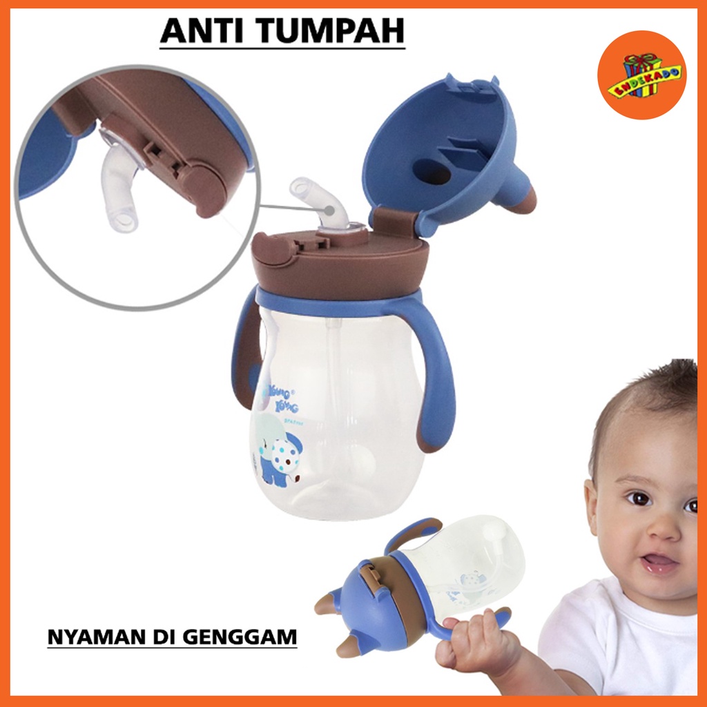 MAKASSAR! YOUNG YOUNG LITTLE MOO BOTTLE 270ml - Botol Minum Anak