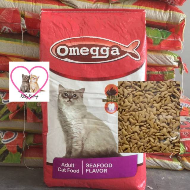 Omega 8kg Omegga Seafood Omega Tuna Makanan Kucing