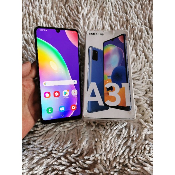 Samsung A31 ram 6 128GB fulset Garansi resmi