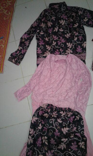 Sv Cp Meranti Kr Couple Gamis Brukat Batik Zahra Cp Zahratussalam