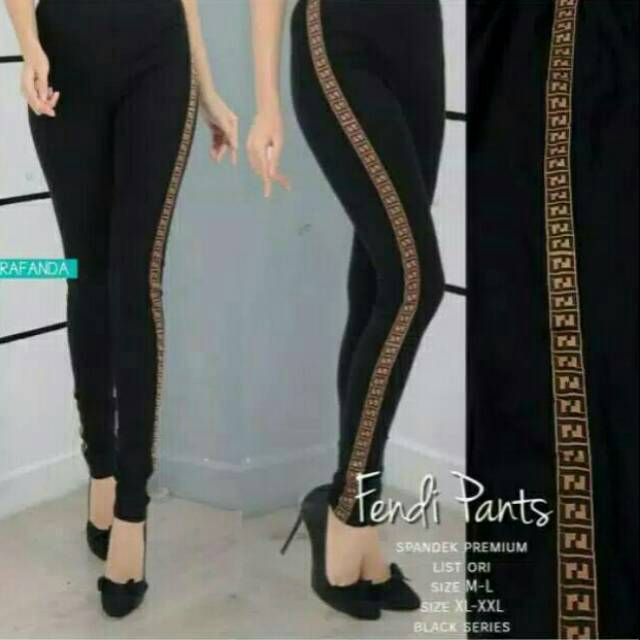 FENDI PANTS | CELANA BASIC STRIP FENDII | CELANA LIST IMPORT