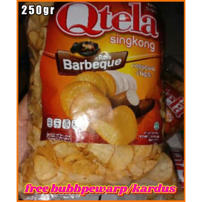 

QTELA SINGKONG BARBEQUE 250GR / SNACK GURIH KILOAN / QTELA BARBEQUE KILOAN