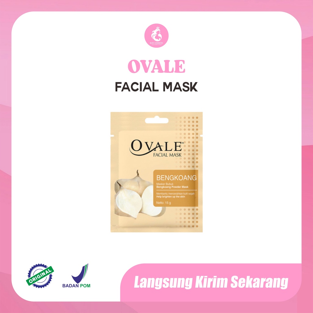 Ovale Facial Mask Masker Bubuk 15g ( Bengkuang)