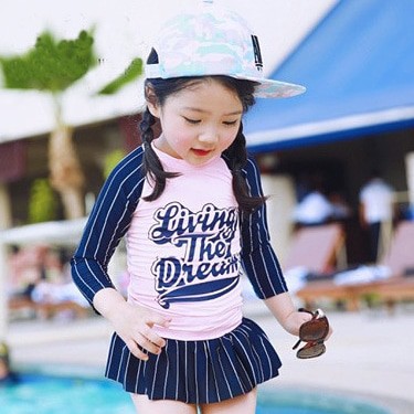 Girl Living The Dream Swimwear/ Baju renang Anak Perempuan