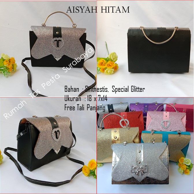 Tas Cantik,Tas Elegant,Tas Lucu,AISYAH HITAM