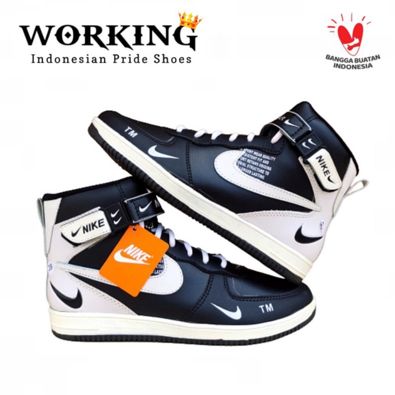 WORKING Sepatu Nike Air Force Boots Sepatu Sneakers Pria Sepatu Sneaker Sepatu Sneaker Cowok Spatu S