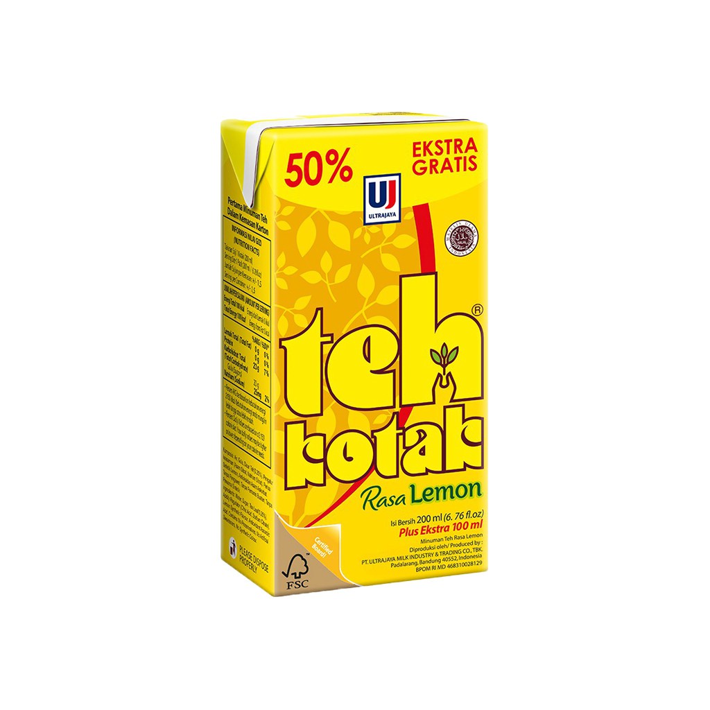 ULTRA TEH KOTAK 300ML