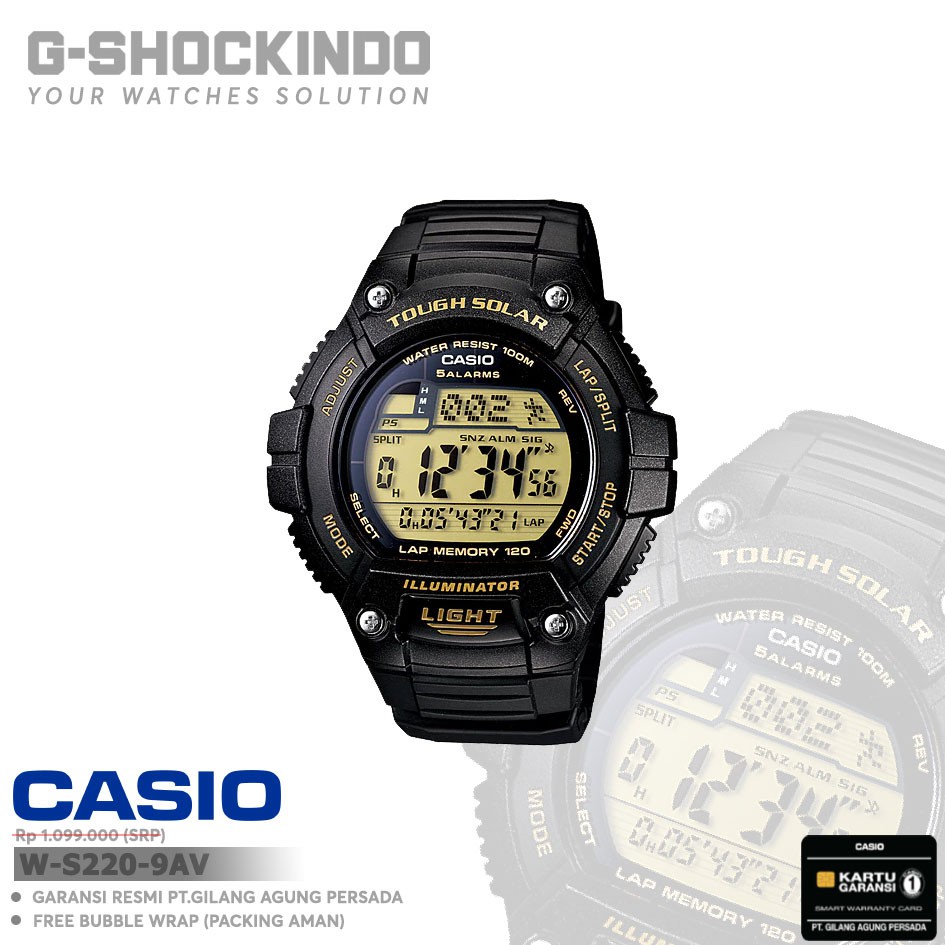 Casio General W-S220-9AV / W-S220-9AVDF Original