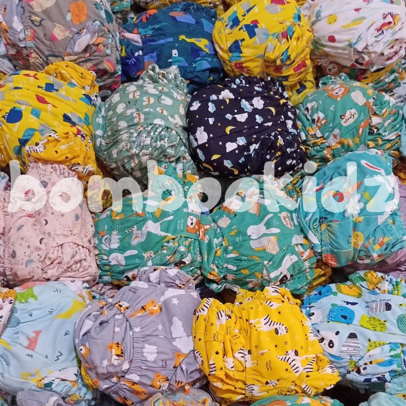 20 PCS Celana Dalam Anak Laki laki dan Perempuan  Libby Velvet Babydoll Printing Mixed KODIAN