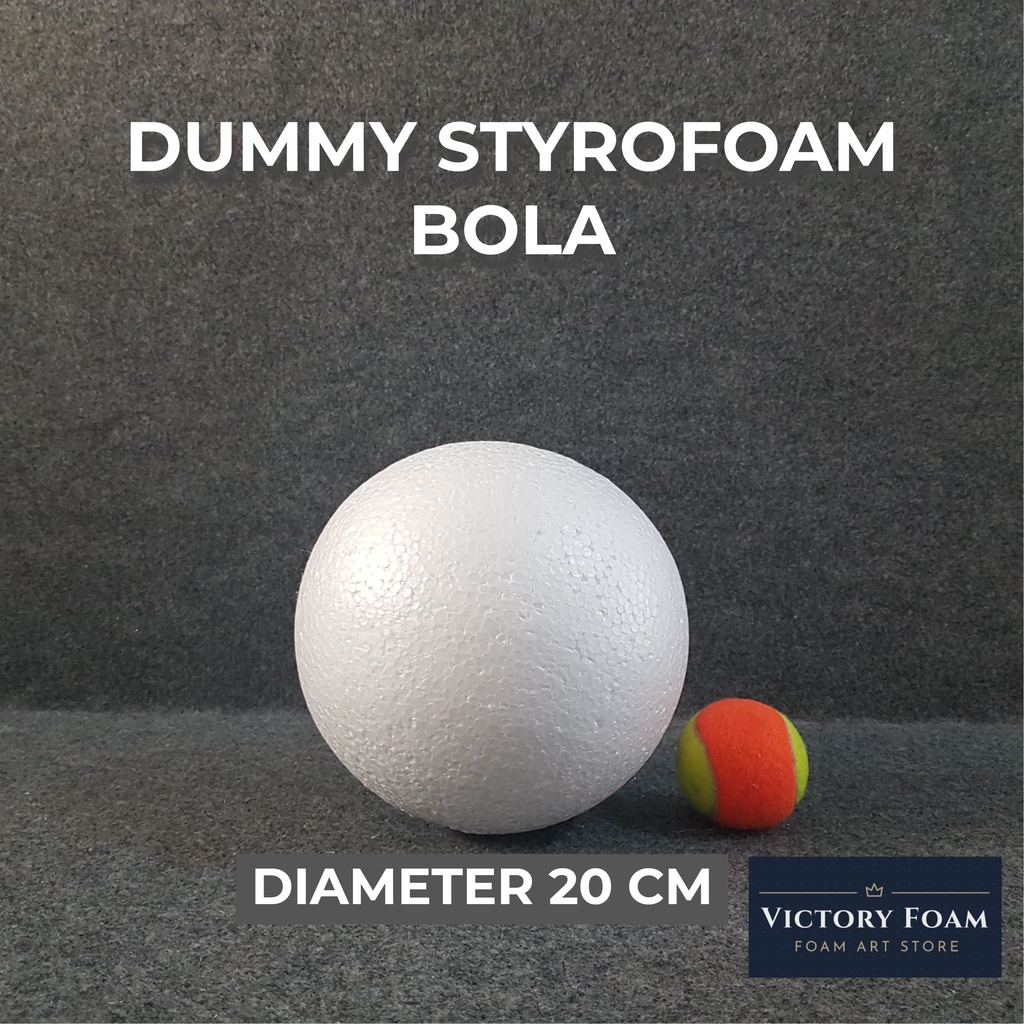 Dummy Styrofoam Bola Diameter 20cm