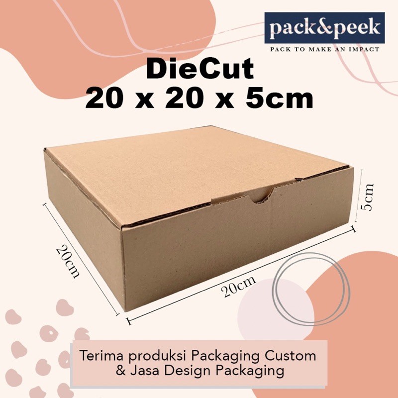 

Packaging Kardus DieCut 20x20x5 Packaging Pizza Polos DC04 (NO MINIMAL ORDER)