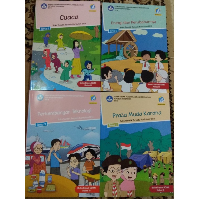 

❤BISA COD❤ PAKET BUKU TEMATIK KELAS 3 SD TEMA 5 SAMPAI TEMA 8 EDISI REVISI 2018