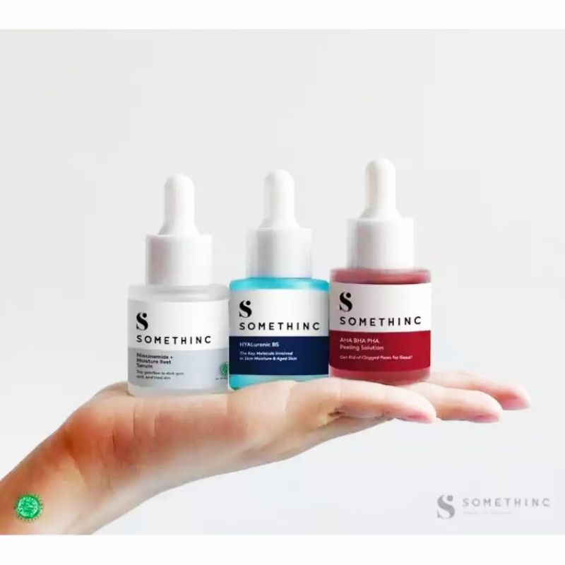 SOMETHINC Niacinamide Serum / Hyaluronic B5 / AHA BHA PHA Peeling Solution 20ml Original BPOM