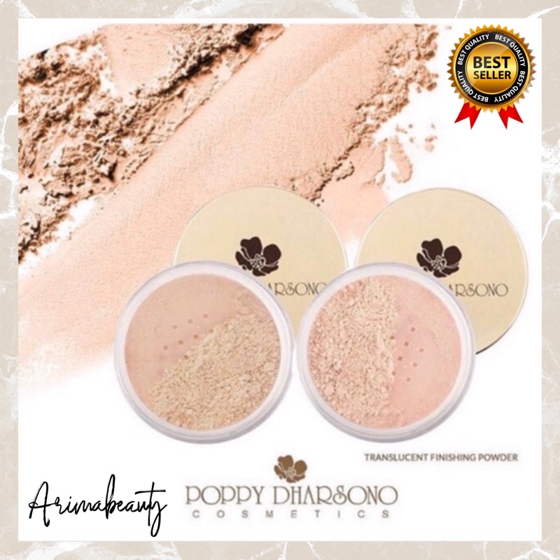 Poppy dharsono translucent finishing powder (bedak tabur) original 100%