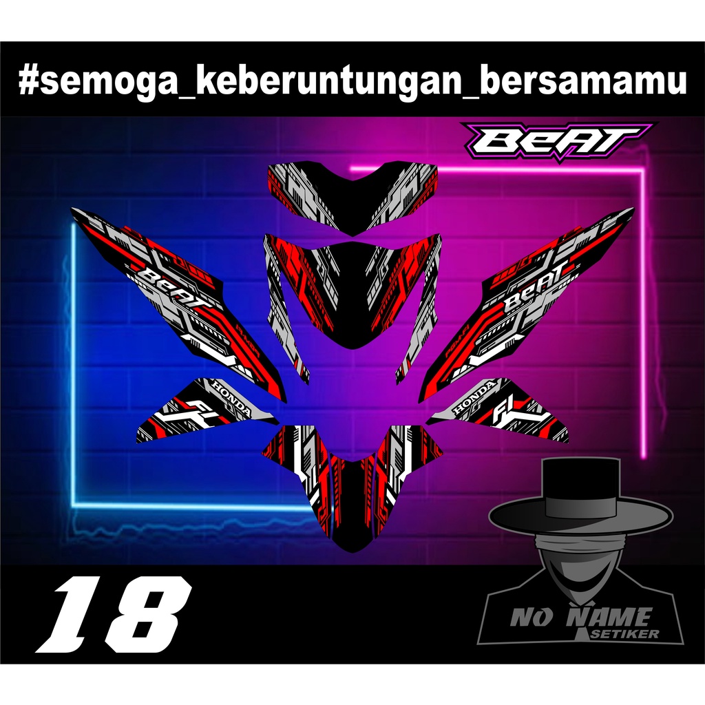 Decal Stiker Fullbody Beat Fi (18) 2012/2013/2014 striping setiker