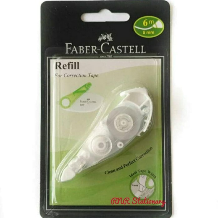 

Sale!!! Faber-Castell Refill Correction Tape Sr-506 Diskon