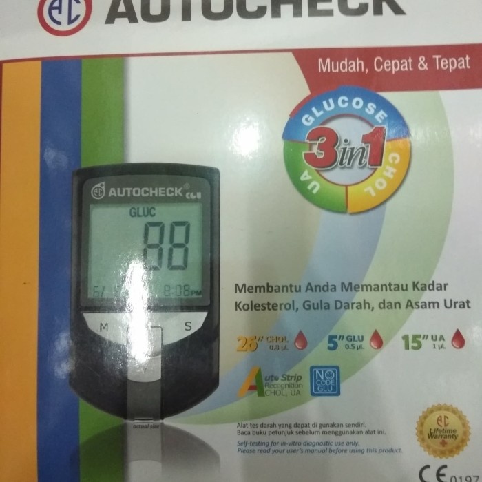 auto check alat cek gula darah asam urat dan colesterol