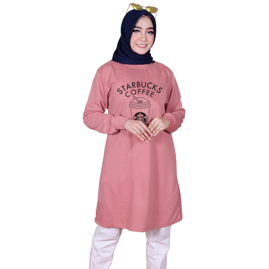 BESS - Tunik Murah Wanita / Fashion Muslim Wanita - COFFEE