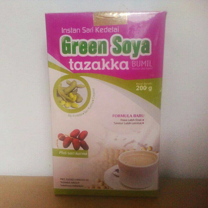 

murah Susu Kedelai Plus Sari Kurma Green Soya Tazakka Khusus Ibu Hamil promo__