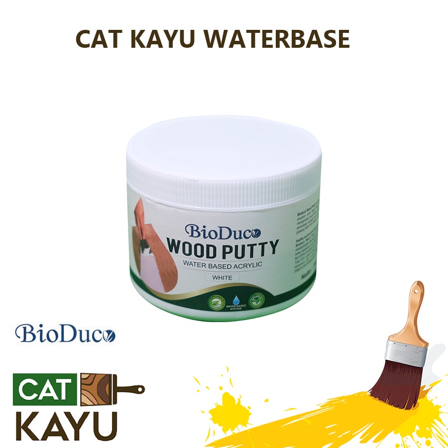 Dempul Kayu Bioduco Wood Putty 700 gram Dempul Putih Waterbased