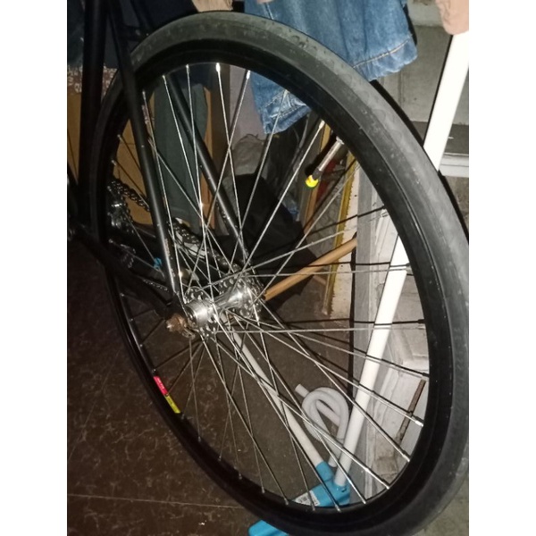 wheelset belakang araya 713 fullblack + hub viva prompt 2020