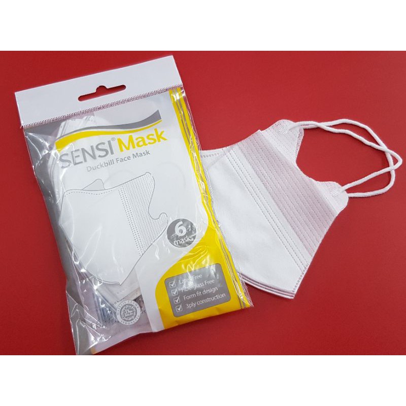 Masker Sensi Duckbill Sachet isi 6