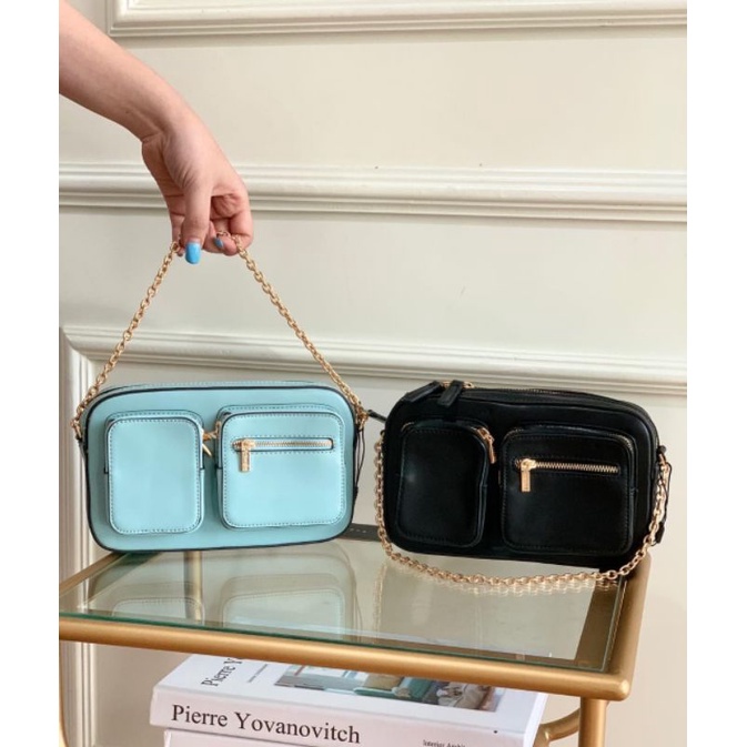 Tas Biru Wanita | Crossbody Bags | Tas Pedro | Tas Cewek | P450