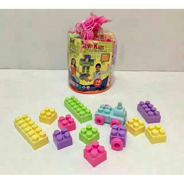 YOYO KIDS 75PC LEGO BALITA ANAK-ANAK