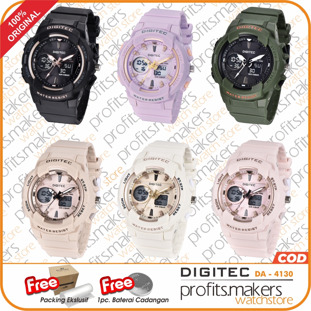 DIGITEC DA 4130 / DA-4130 / DA4130 DG Watch Jam Tangan ORIGINAL