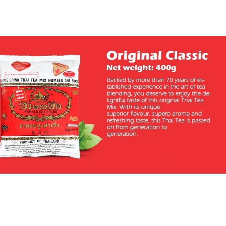 

★ TWC PR THAI TEA CHATRAMUE BRANDS ORIGINAL RED 400gr ❂ ❆ _