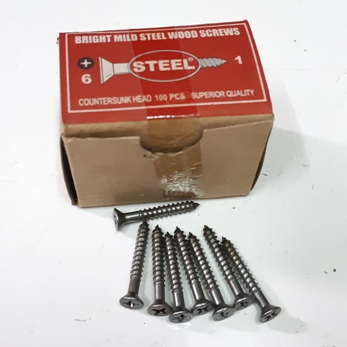 Skrup Kayu 1" Sekrup 2.5cm