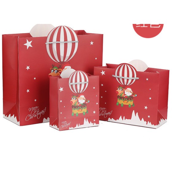 

Paper Bag Natal Merah Balon Goodie Bag Natal Crishmas Tas Natal Kotak kado / gift box