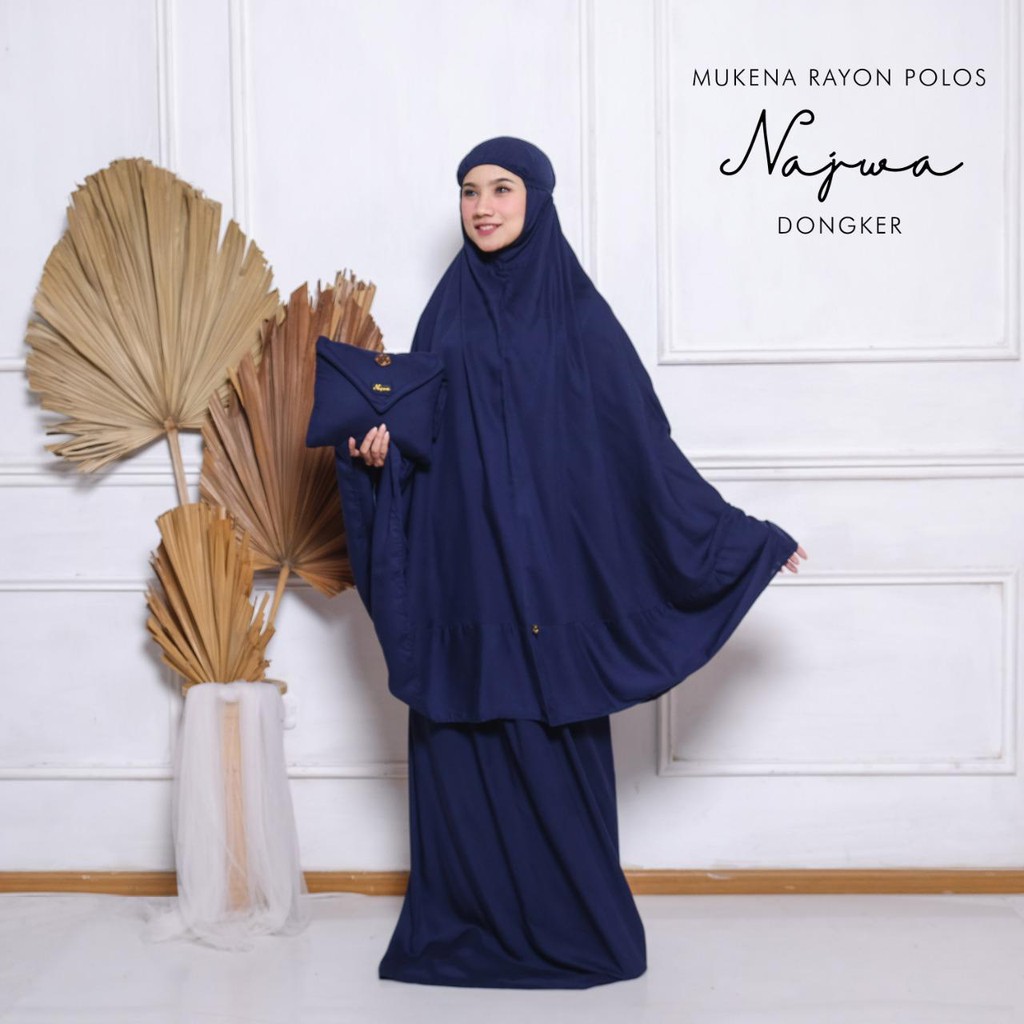 PUSAT MUKENA TASIK - MUKENA DEWASA POLOS RAYON NAJWA