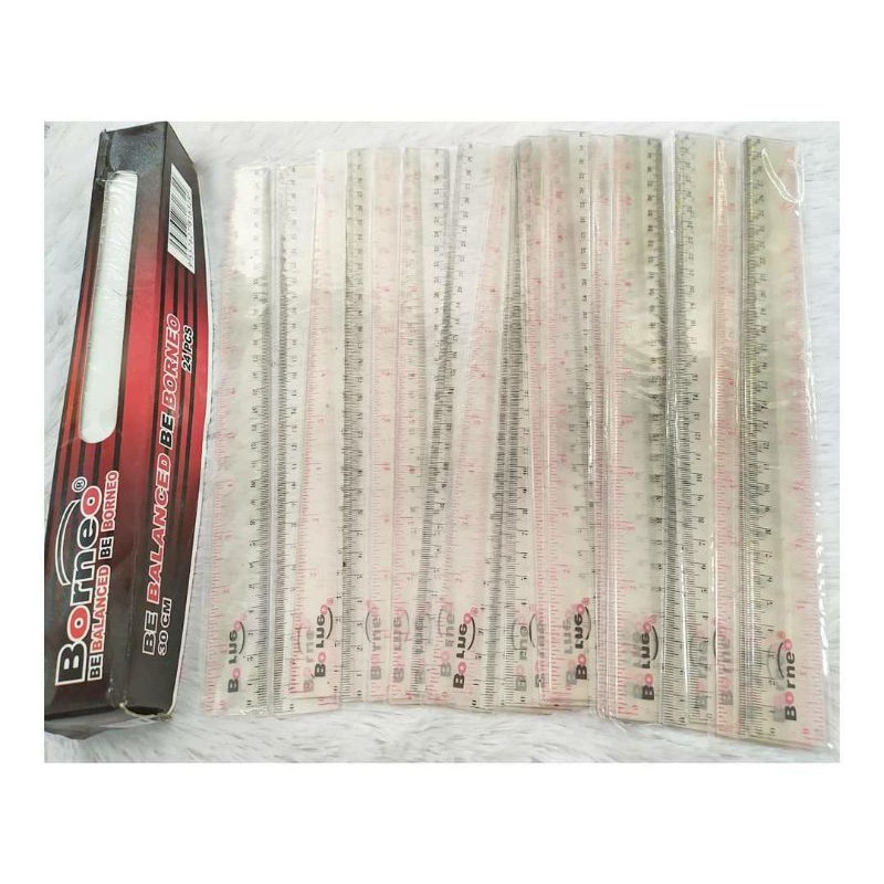 

Penggaris Borneo 30 cm Original