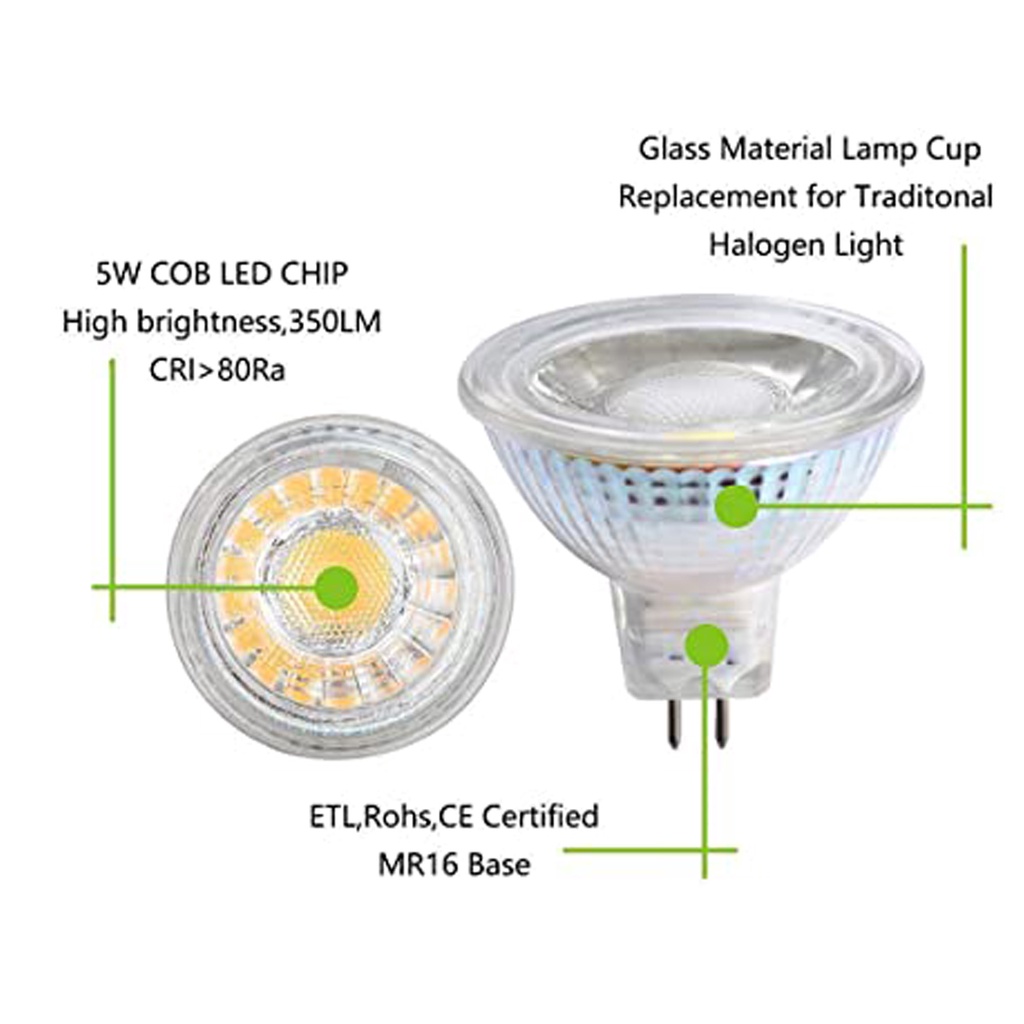 LAMPU MR 16 MR16 HALOGEN LED COB SPOT light spotlight 5w 5 WATT 5WATT 5 W 220V TUSUK