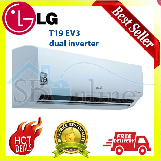 AC LG HYBRID DUAL INVERTER 2 PK T19EV3