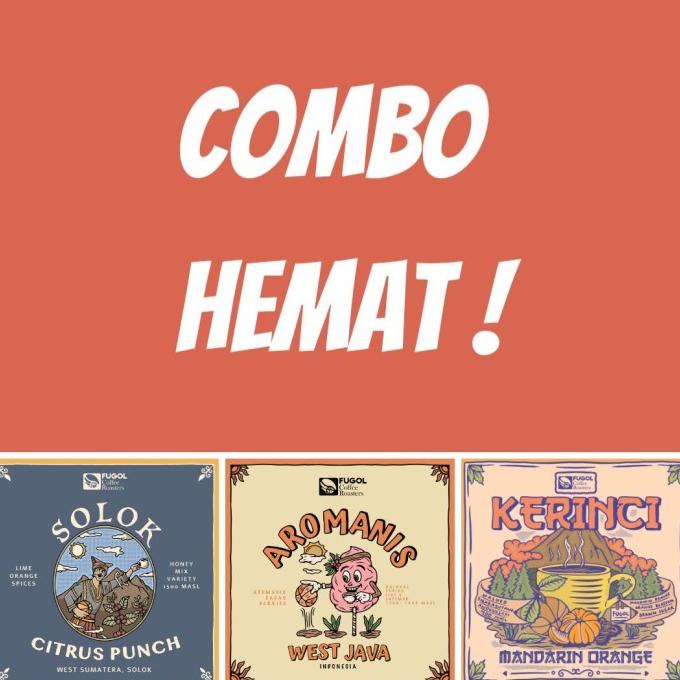 

PAKET SEDUH FUGOL (B) 3 Single Origin Kopi Arabika Specialty Coffee