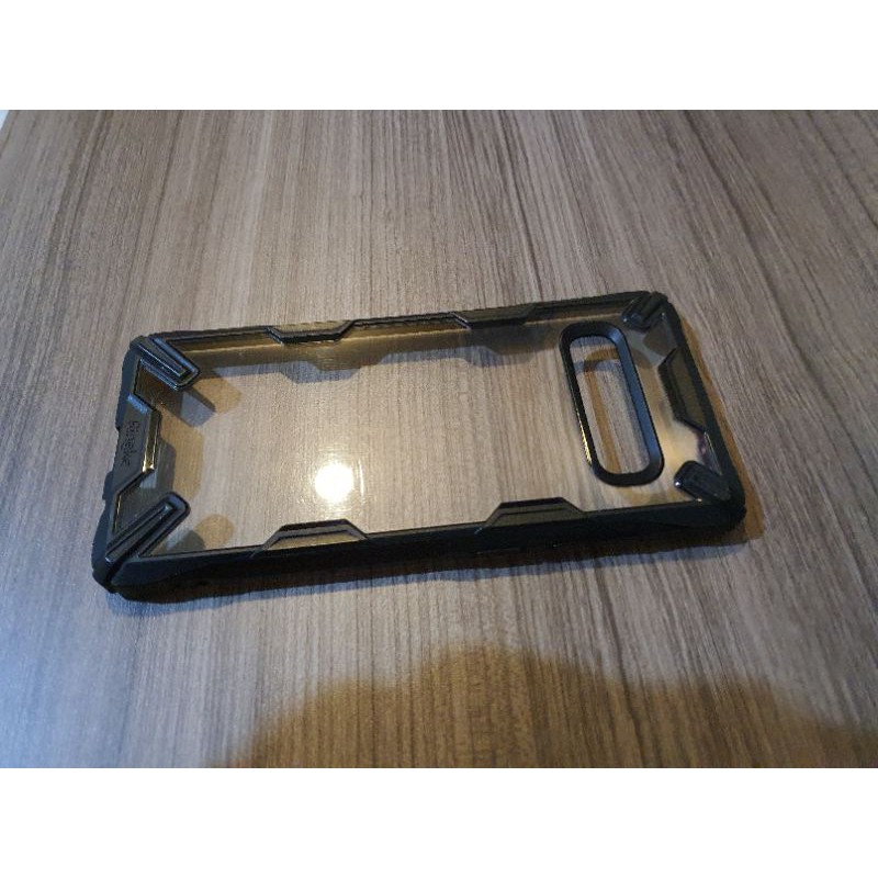 CASE SAMSUNG GALAXI S10+  S10 plus FUSION X ORIGINAL RINGKE - black