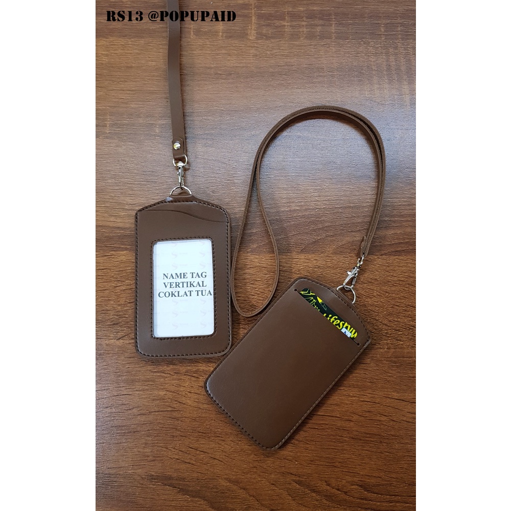 

NAME TAG KULIT / ID CARD HOLDER KULIT (RS13)