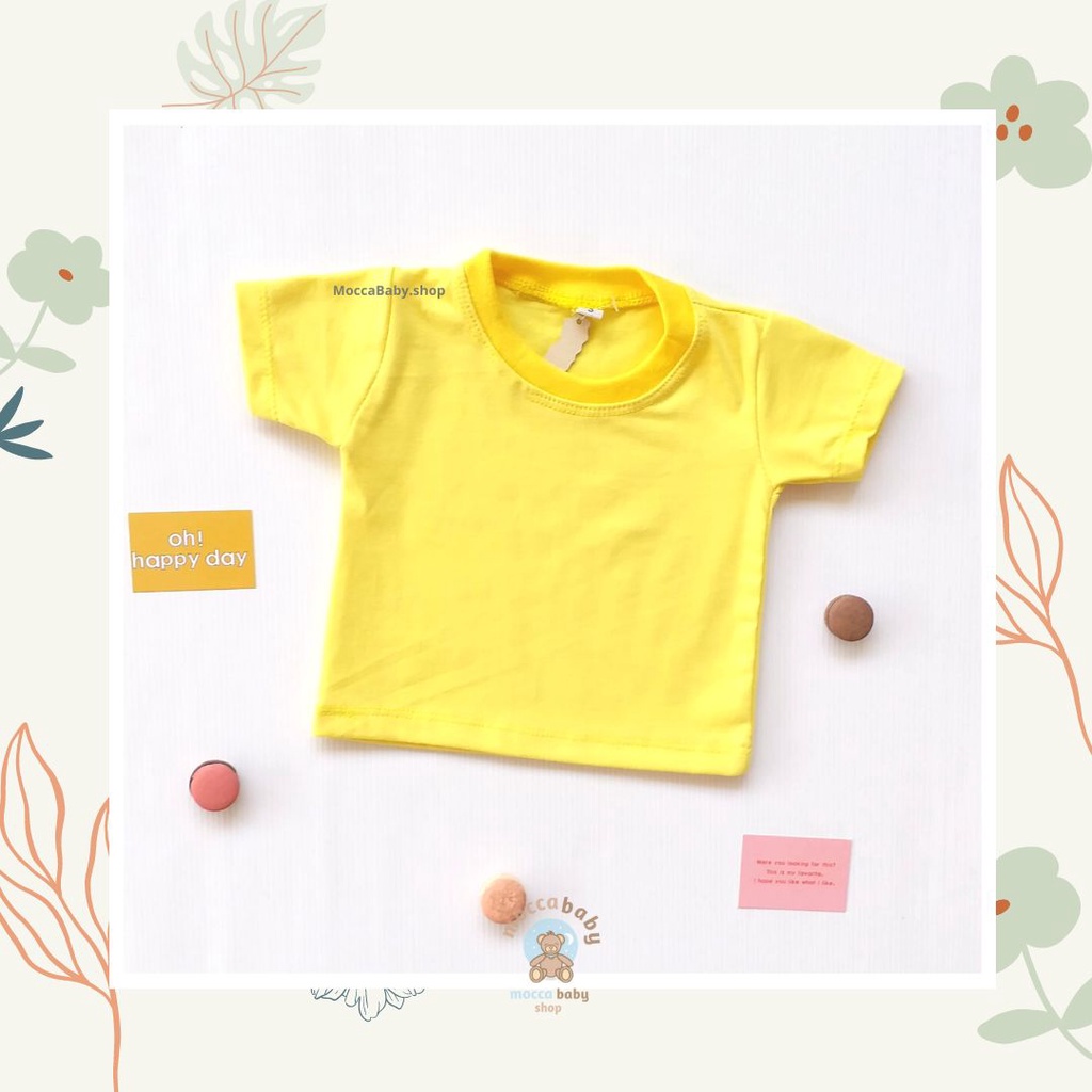 MBSS - BABY COTTON Basic Tee Beach Summer Series - Kaos Anak / Atasan Anak / Kaos Bayi / Atasan Bayi